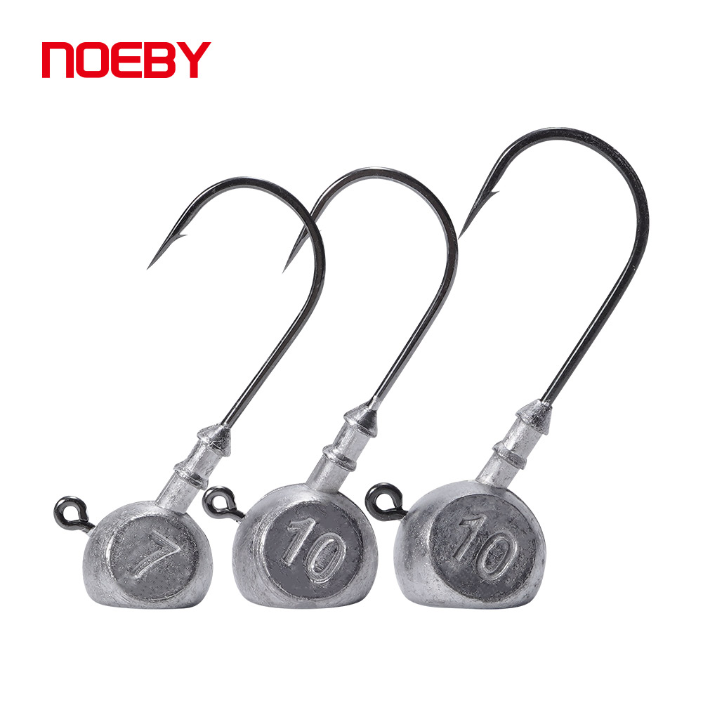 Fishing Hook Offset - Noeby 2/0หัวเบ็ดตกปลาขนาด7กรัม10กรัมตะขอเบ็ดตกปลาแบบนิ่มเหยื่อหนอน1/0สำหรับหอกปลาแบสตกปลา anzol อุปกรณ์เสริมตะขอ