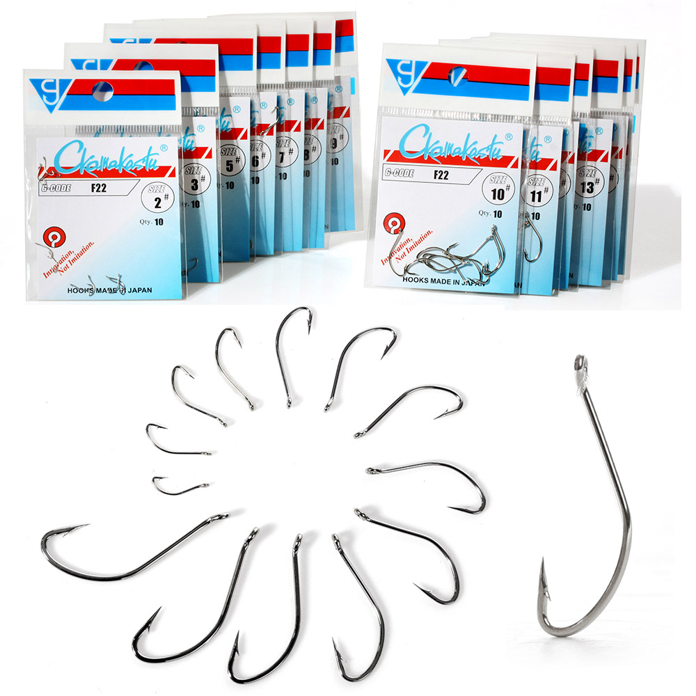 Ckamakastu F22 สีขาวน้ําเค็ม A - Fishing Hook Offset บทวิจารณ์และราคา