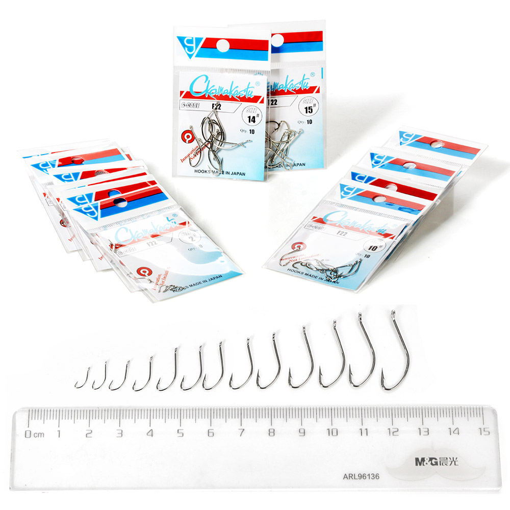 Ckamakastu F22 สีขาวน้ําเค็ม A - Fishing Hook Offset บทวิจารณ์และราคา