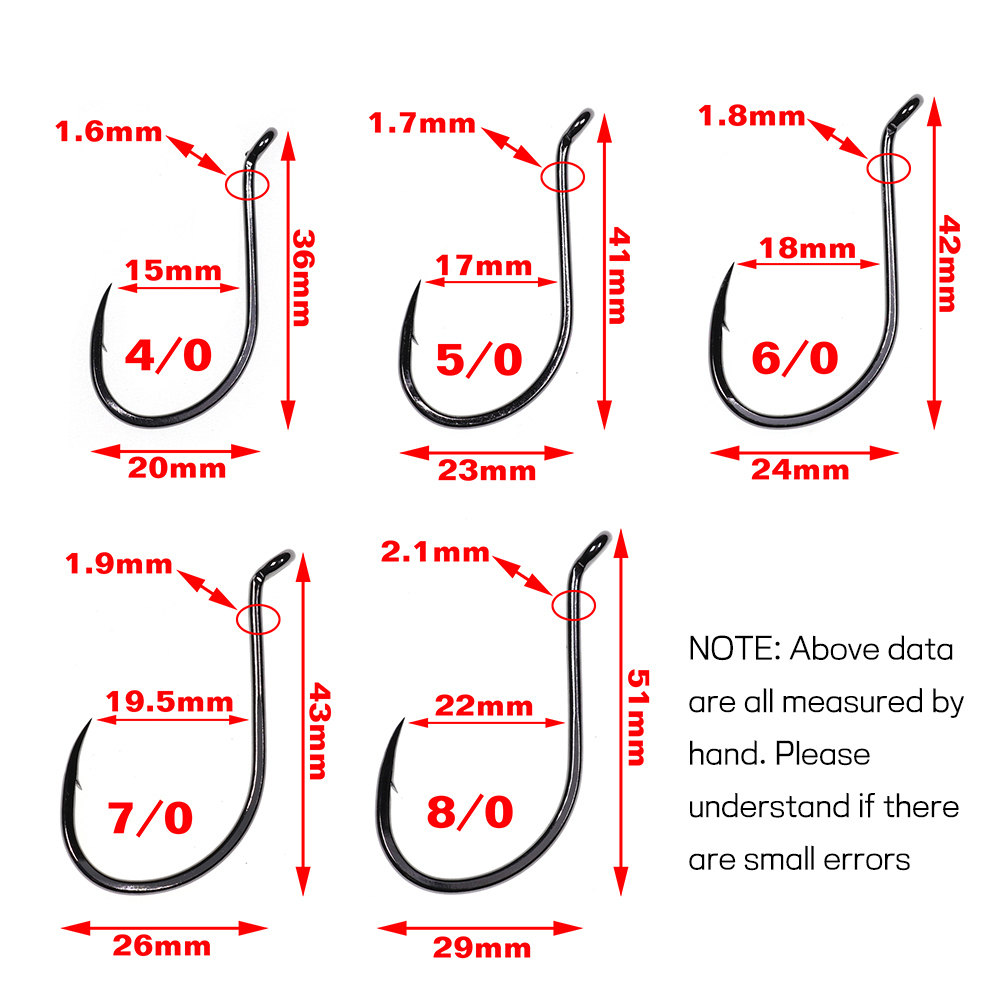 Bimoo 20pcs Offset Octopus Bea - Fishing Hook Offset บทวิจารณ์และราคา