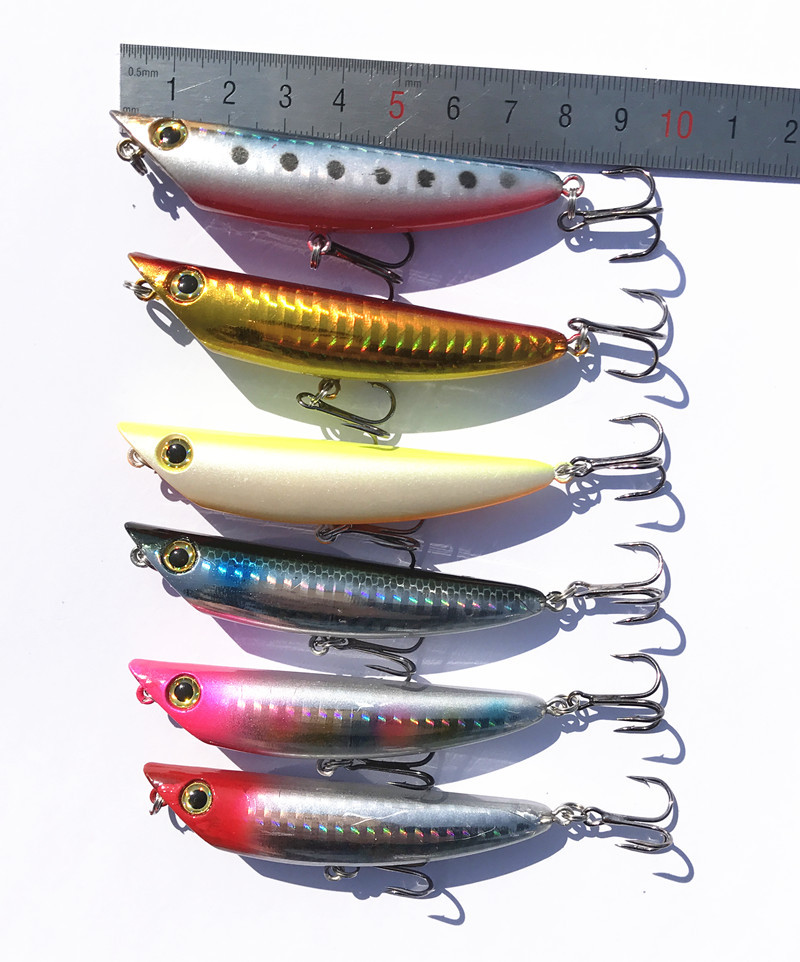 เหยื่อตกปลาทรงดินสอเหยื่อล่อสุ - Fishing Hook Treble บทวิจารณ์และราคา