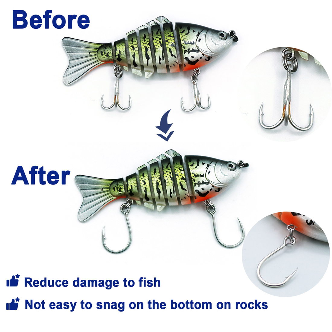 ตะขอตกปลา 9KM 25 ชิ้น Jig Hook - Fishing Hook Offset บทวิจารณ์และราคา