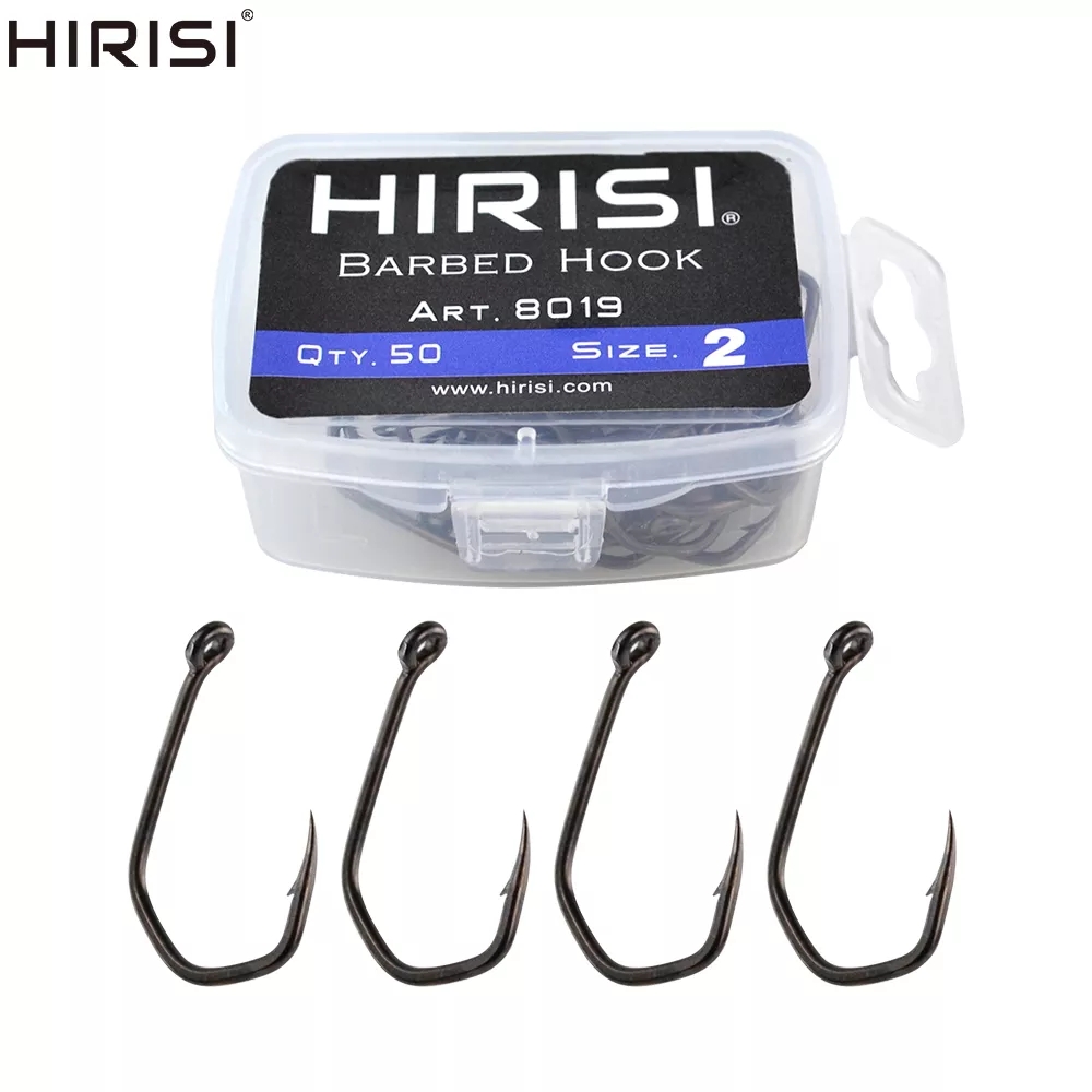 50pcs ปลาคาร์พตะขอตกปลา Barbed - Fishing Hook Offset บทวิจารณ์และราคา